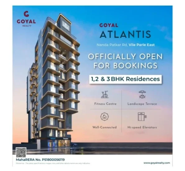 FLAT FOR SALE Goyal Atlantis VILE PARLE EAST