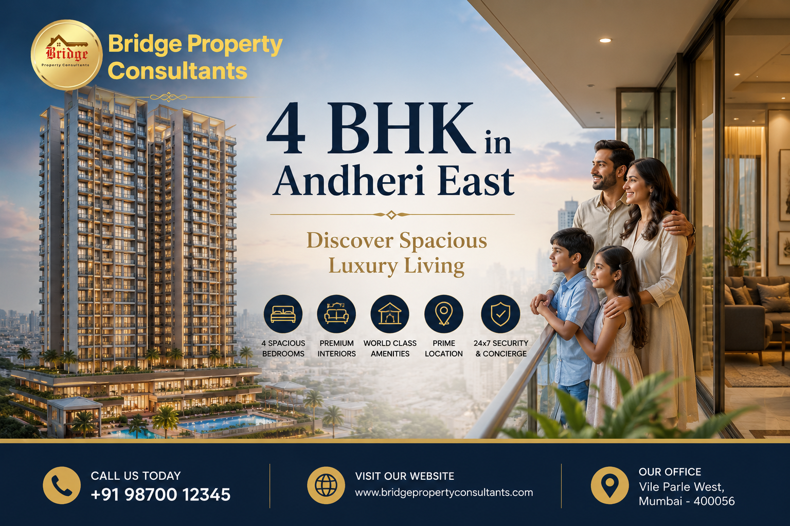 4 bhk in andheri east